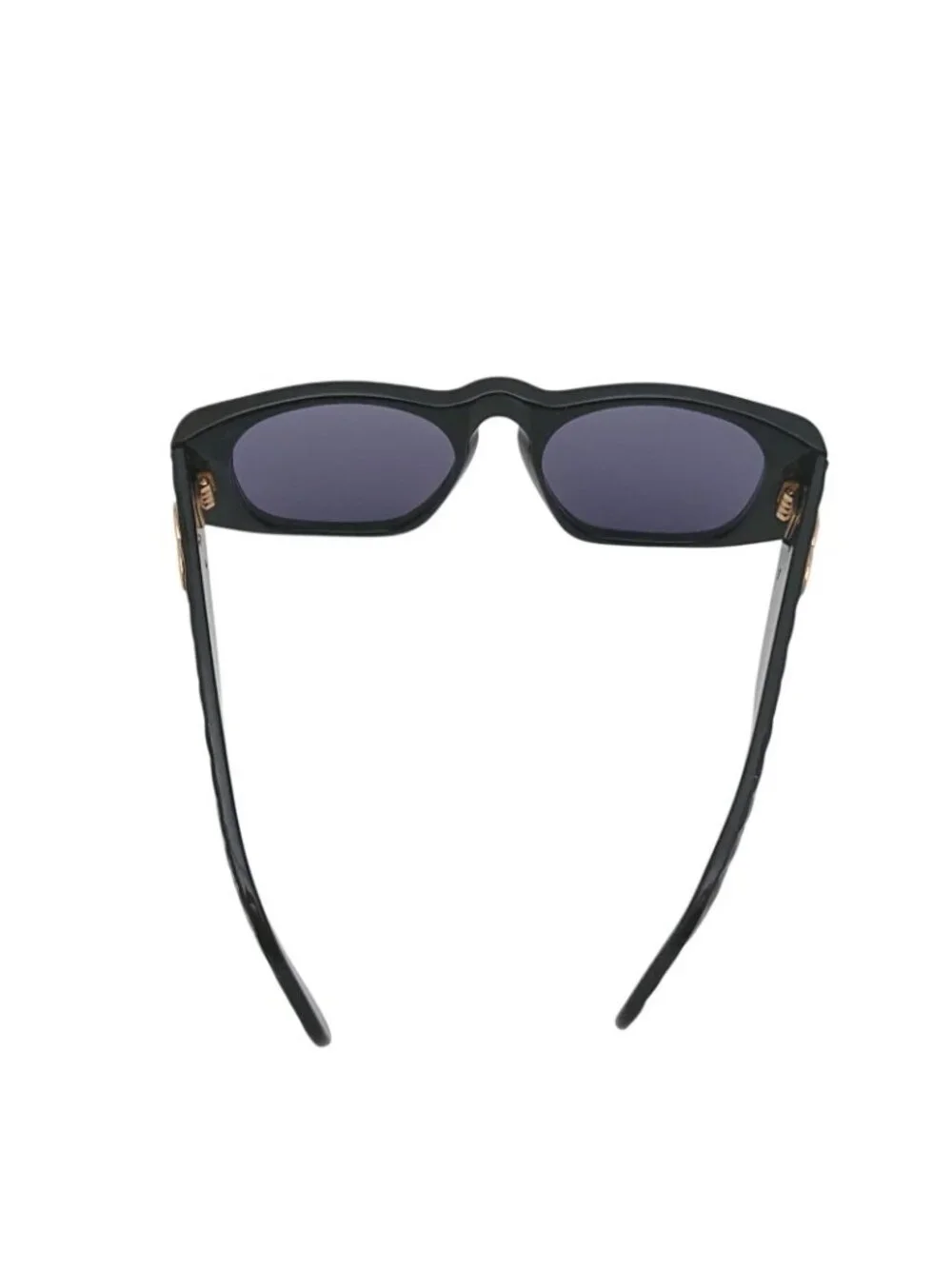 Chanel CC Logo Sunglasses Black Gold Eyewear